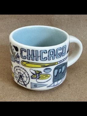 Starbucks 2018 Been There Series Chicago Espresso Cup Ornament Mug. 2 fl oz.